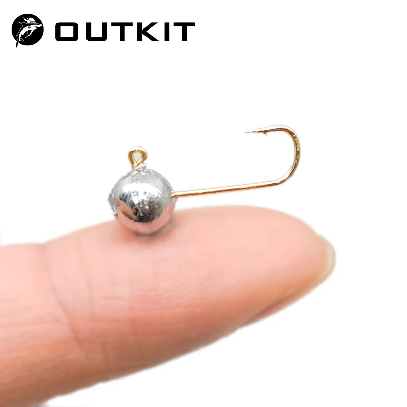 OUTKIT 10pcs Mini Jig Head Hoo - Fishing Hook Barbless reseña y precio