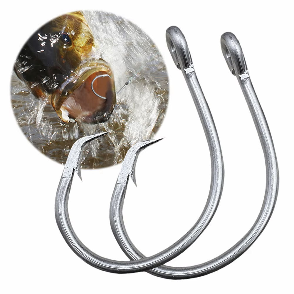 30pcs/box Fishing Hooks Stainl - Fishing Hook Circle reseña y precio