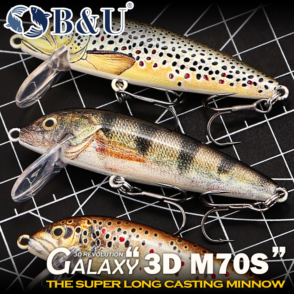 B&U Fishing Lures Sinking Minn - Fishing Hook Treble reseña y precio