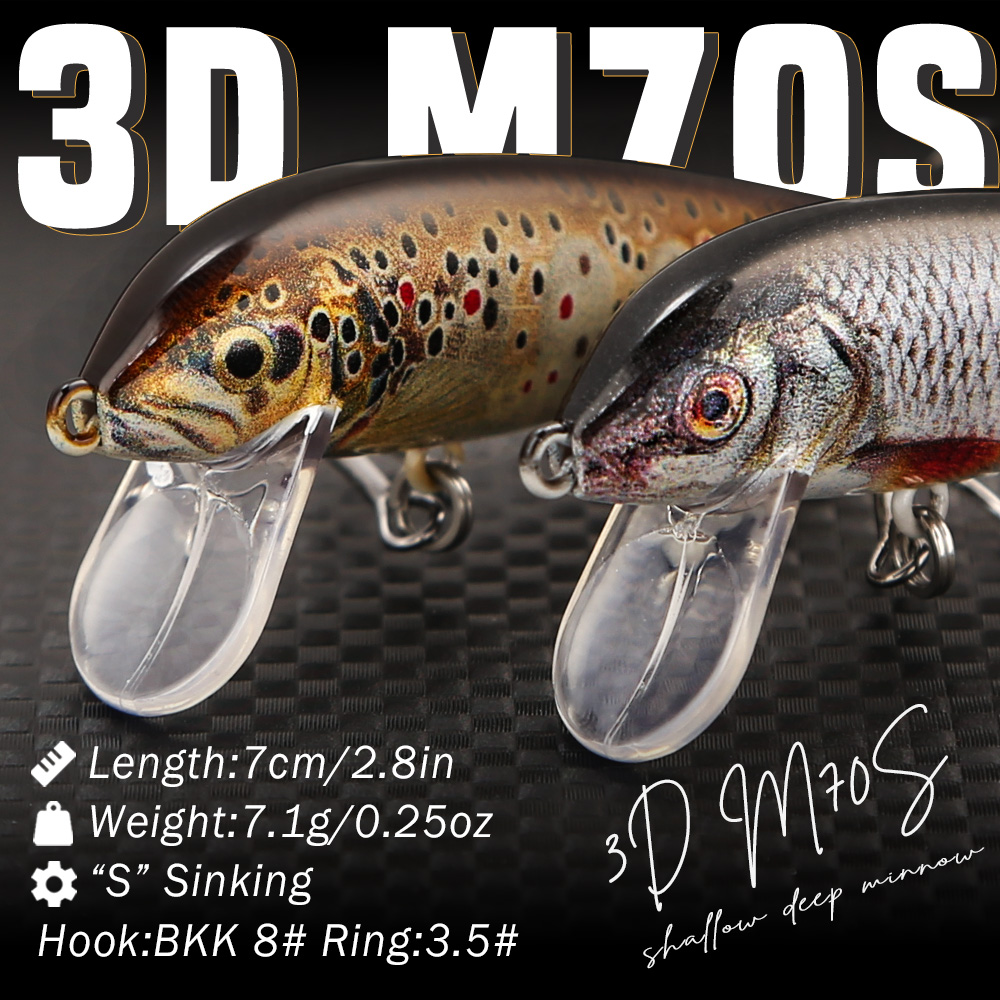 B&U Fishing Lures Sinking Minn - Fishing Hook Treble reseña y precio