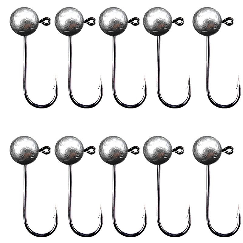 10pcs/lot Jig Head Fishing Hoo - Fishing Hook Offset reseña y precio