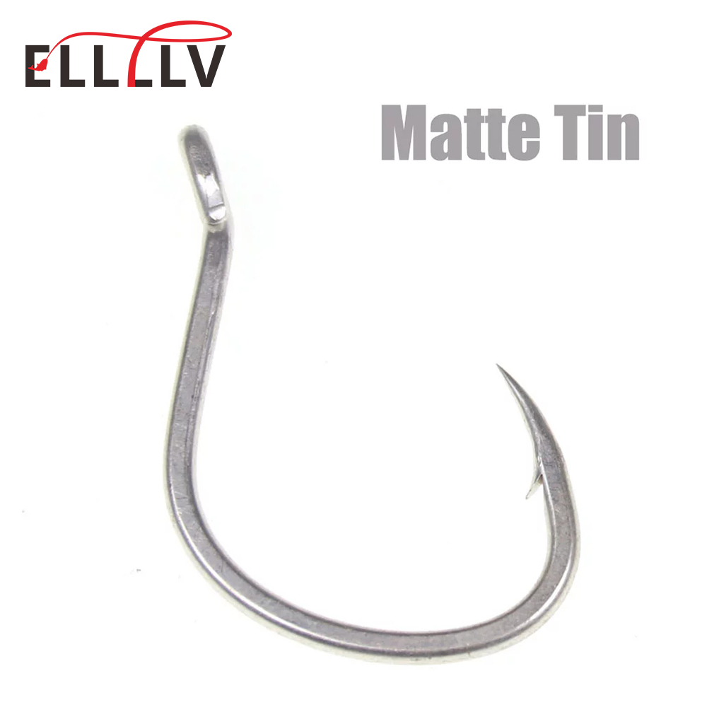 10pcs Matte Tin Anti-rust Salt - Fishing Hook Offset reseña y precio