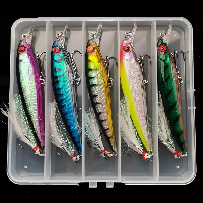 Laser 3D Eyes Bionic Minnow Fi - Fishing Hook Box reseña y precio