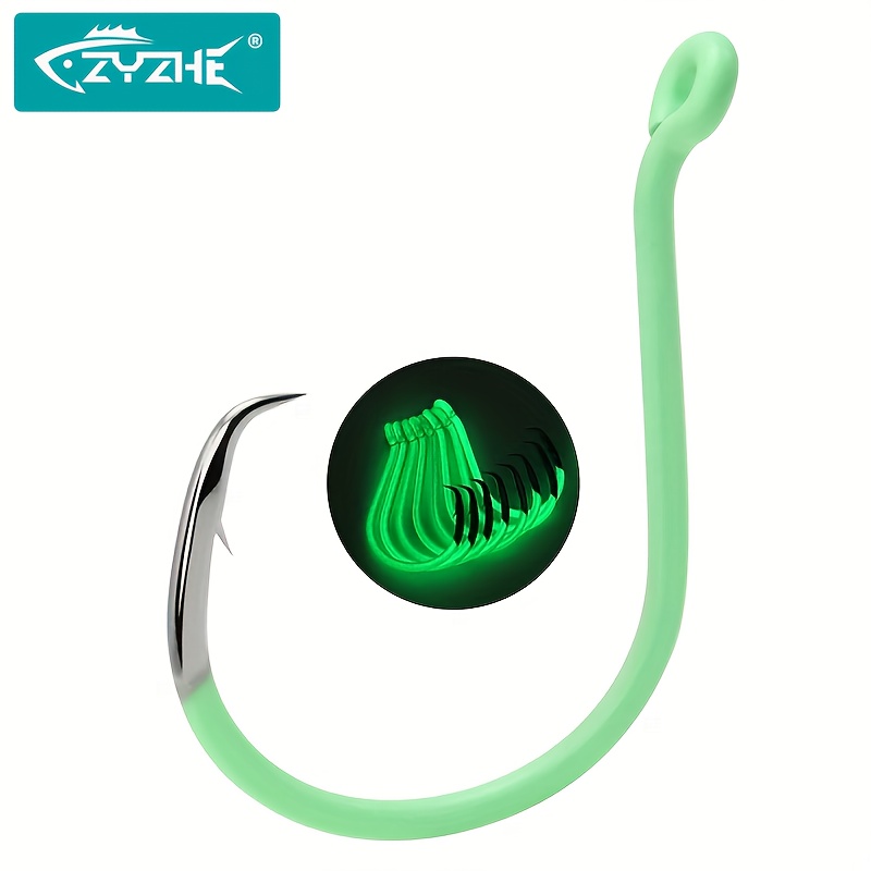 ZYZHE 10pcs/Box Luminous Circl - Fishing Hook Circle reseña y precio