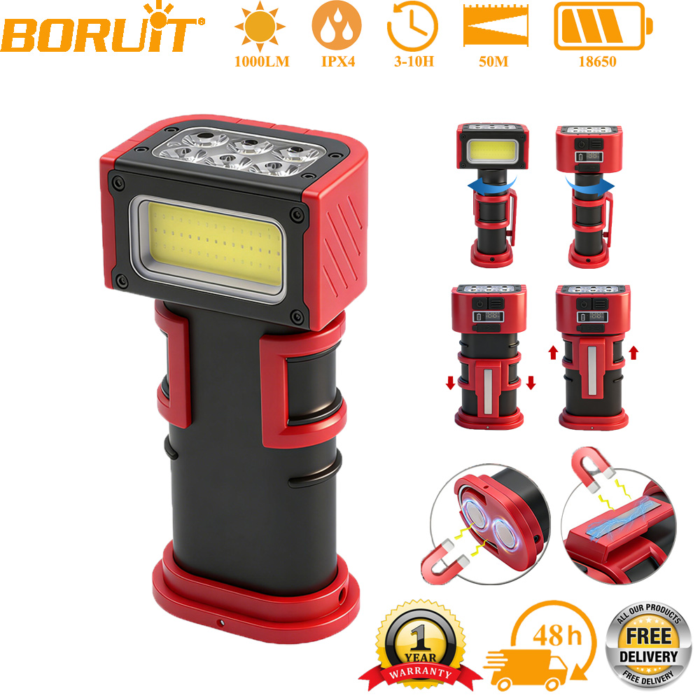 BORUiT COB LED Work Light 1000 - Fishing Hook reseña y precio