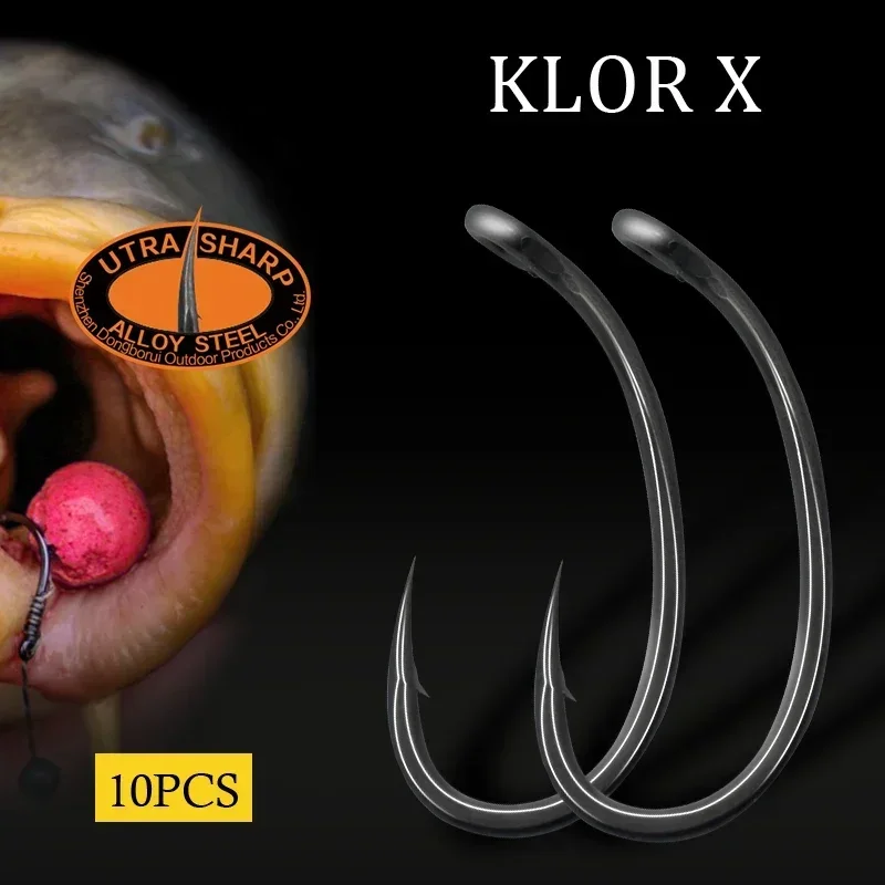 10pcs Carp Fishing Hook Curved - Fishing Hook Barbless reseña y precio
