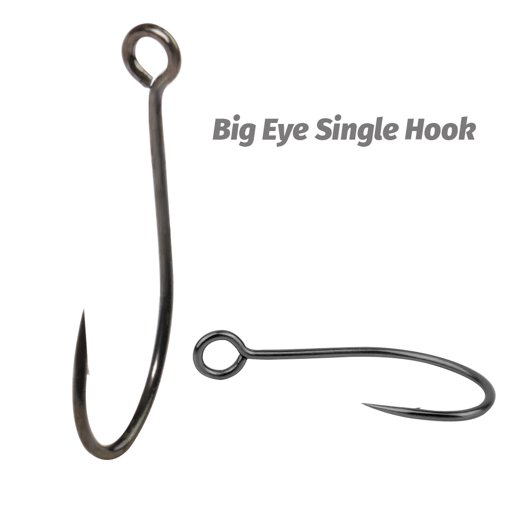 20PCS Big Ring Single Hooks 2# - Fishing Hook Circle reseña y precio