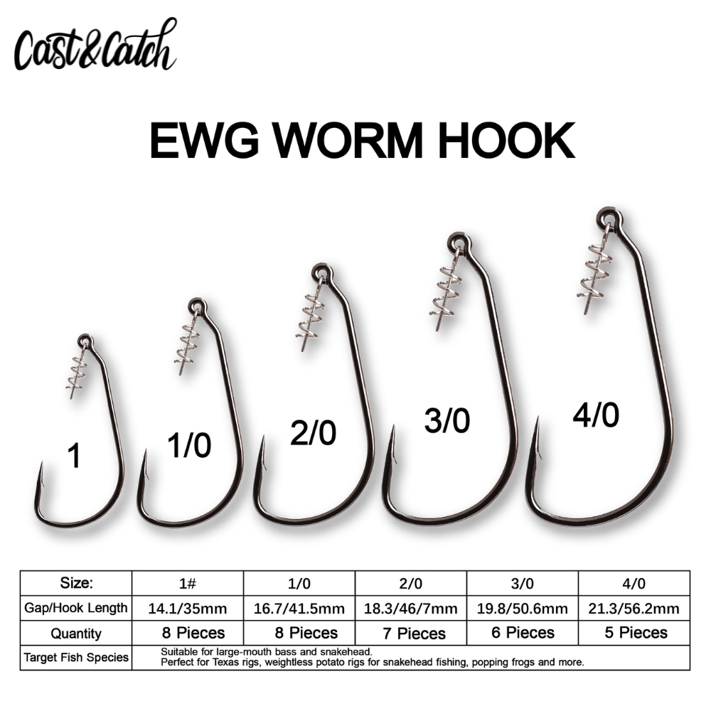 Cast&Catch SCREW-LOCK Weedless - Fishing Hook Weedless reseña y precio