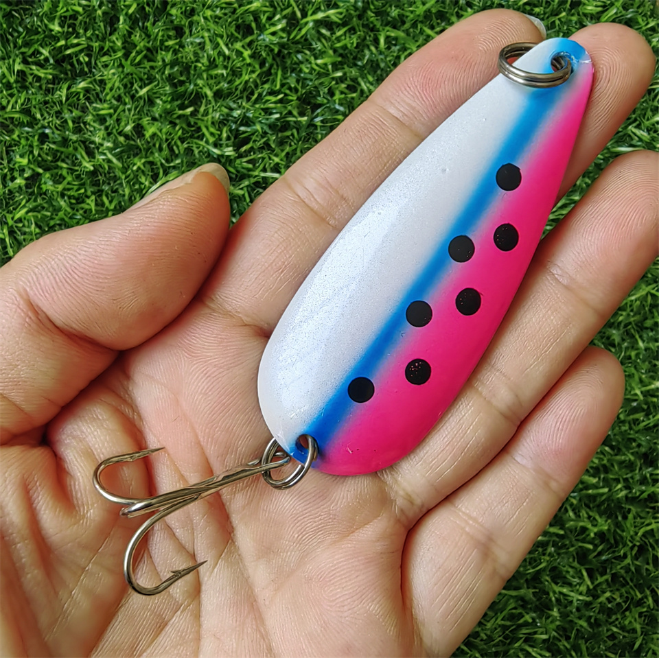 1PCS Spinner Spoon Lure 27G 19 - Fishing Hook Treble reseña y precio