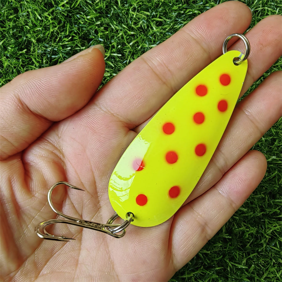 1PCS Spinner Spoon Lure 27G 19 - Fishing Hook Treble reseña y precio