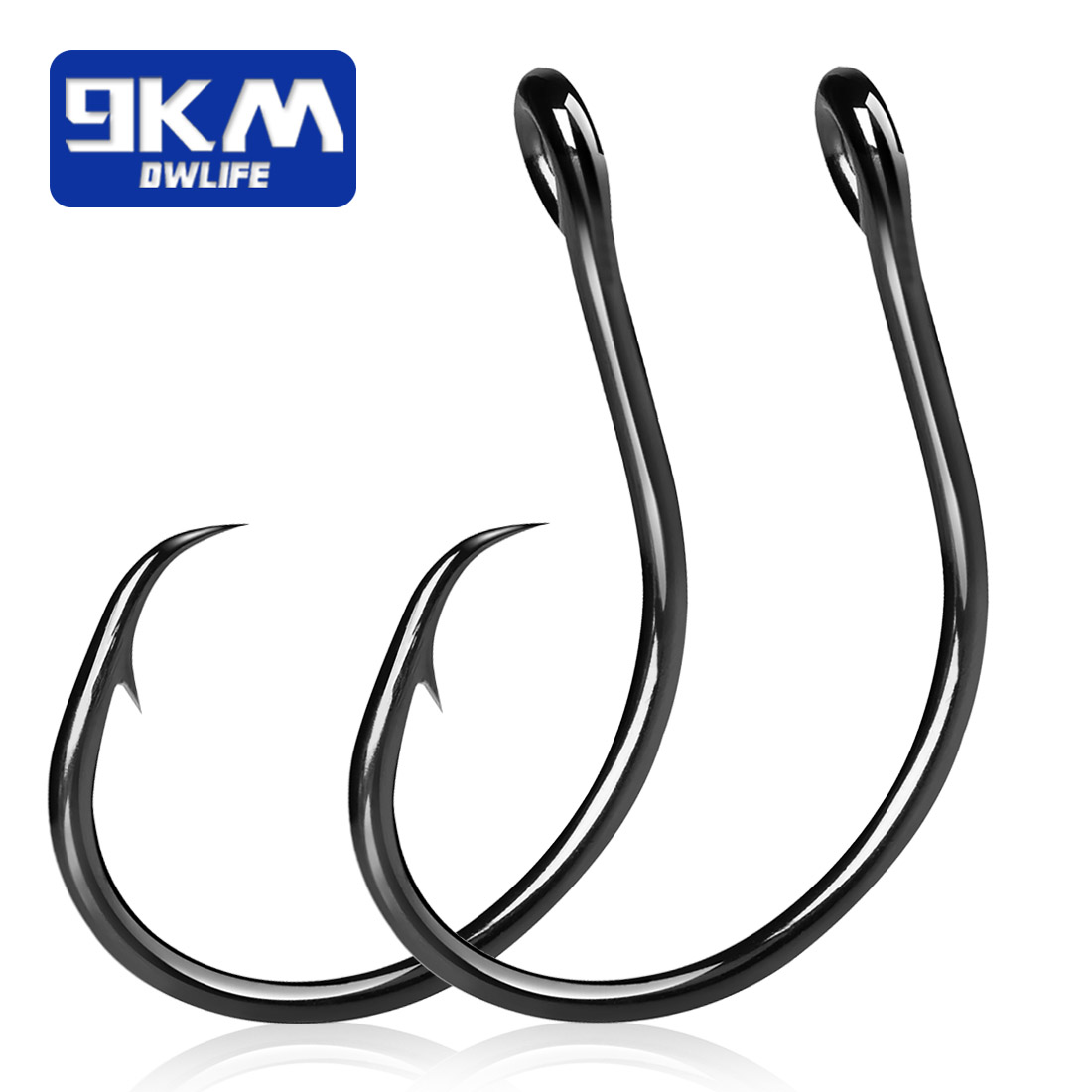 9KM 25-50Pcs Inline Wide Gap C - Fishing Hook Circle reseña y precio