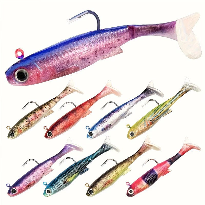 Pre-Rigged Sea Bass Lure | 3-P - Fishing Hook Weedless reseña y precio