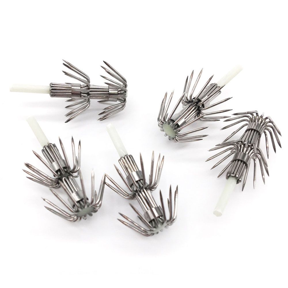 5Pcs Stainless Steel Double La - Fishing Hook Assortment reseña y precio