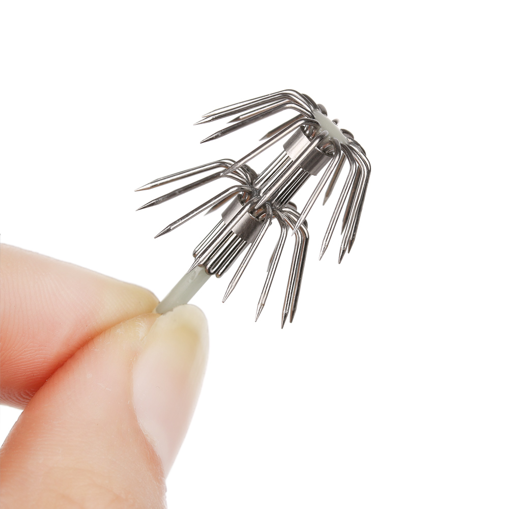 5Pcs Stainless Steel Double La - Fishing Hook Assortment reseña y precio