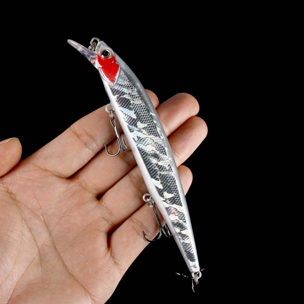 Jerkbait Minnow Fishing Lure A - Fishing Hook Treble reseña y precio