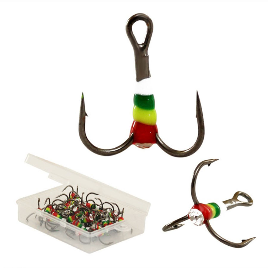 5pcs40pcs Ice Fishing Rainbow  - Fishing Hook Assortment reseña y precio