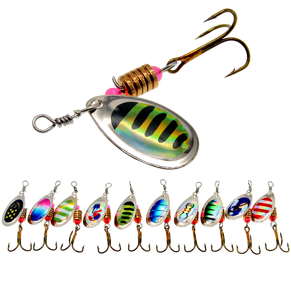 Fishing Lure Spinner Rotation  - Fishing Hook Treble reseña y precio