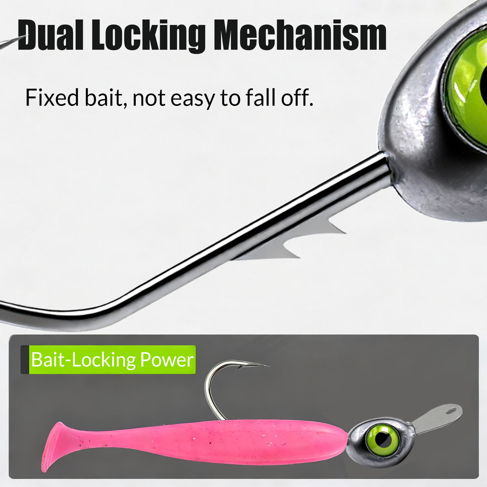 9KM Shaky Head Jigs Hook with  - Fishing Hook Weedless reseña y precio