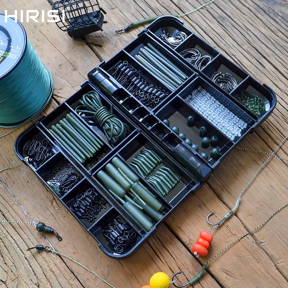 Carp Fishing Tackle Kit With B - Fishing Hook Box reseña y precio