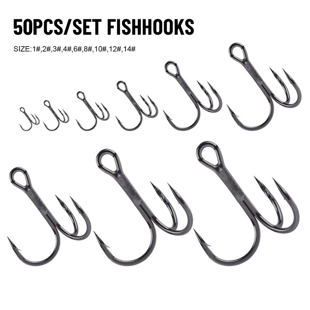 50Pcs/set Nickel Super Sharp F - Fishing Hook Assortment reseña y precio