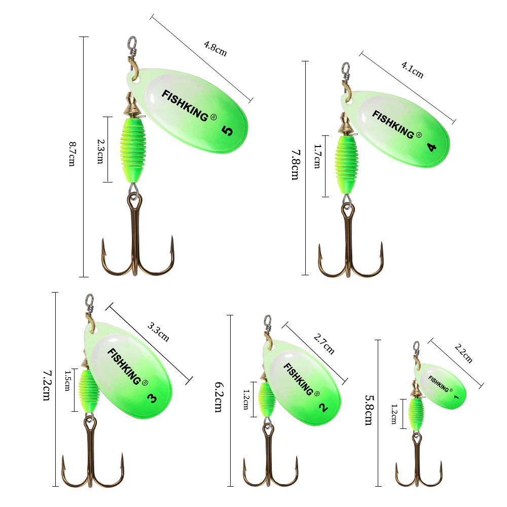 Metal Fishing Lure 4g 4.8g 7g  - Fishing Hook Treble reseña y precio