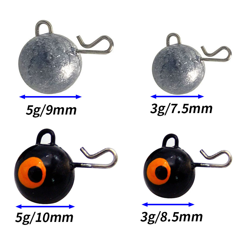 5Pcs Fishing Weight Sinker Rou - Fishing Hook Jig reseña y precio