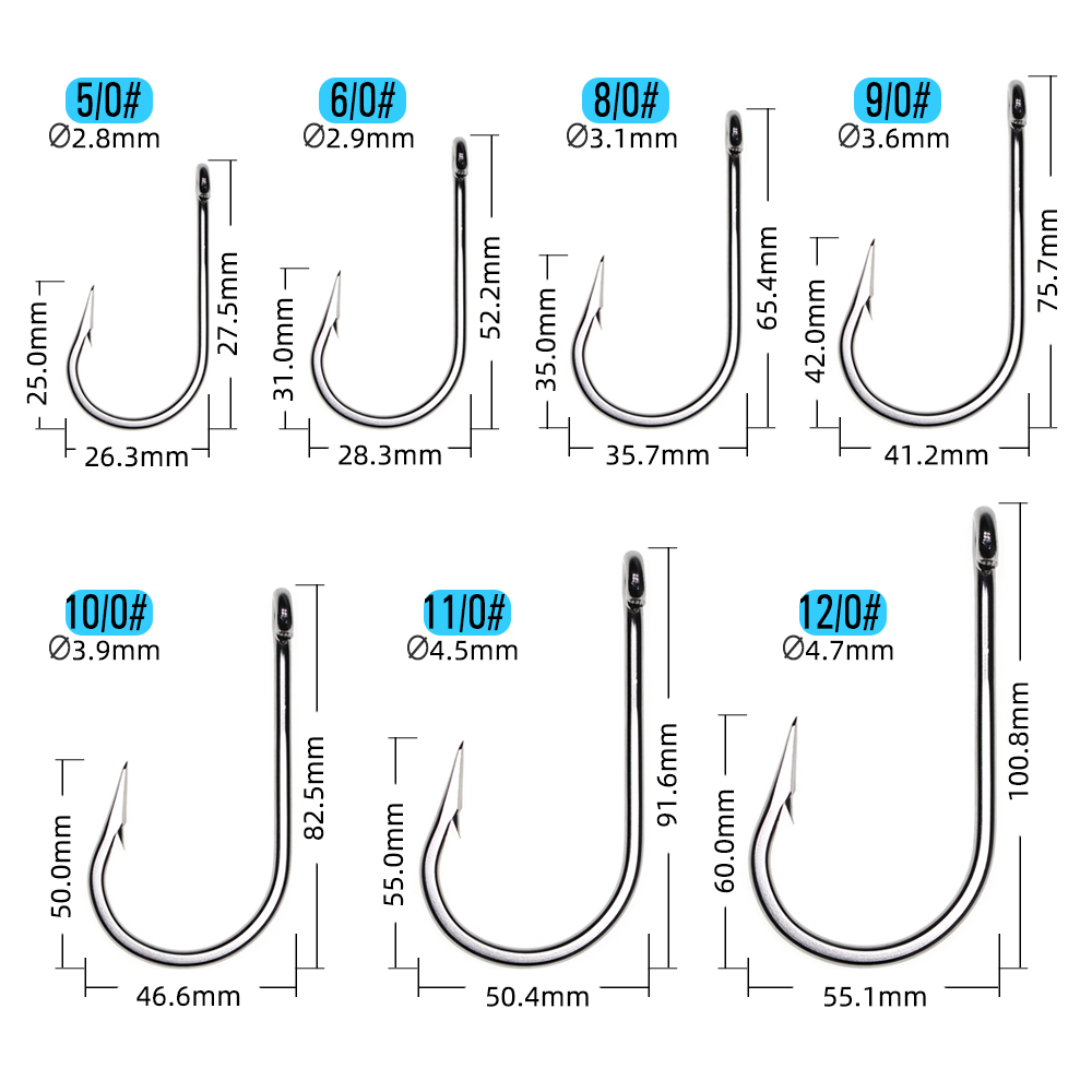 ICERIO Saltwater Anti Corrosio - Fishing Hook Assortment reseña y precio