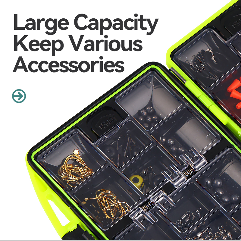WEIHE 185pcs fishing accessori - Fishing Hook Box reseña y precio