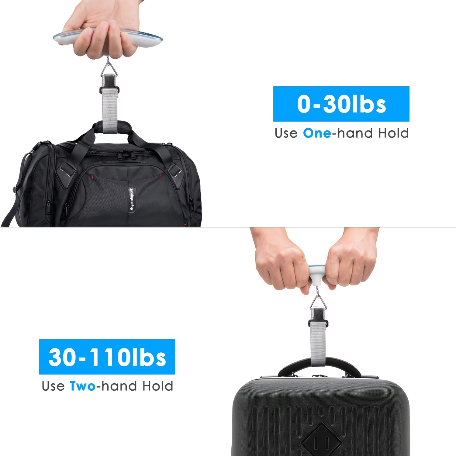 Portable Scale Digital LCD Dis - Fishing Hook Stainless Steel reseña y precio