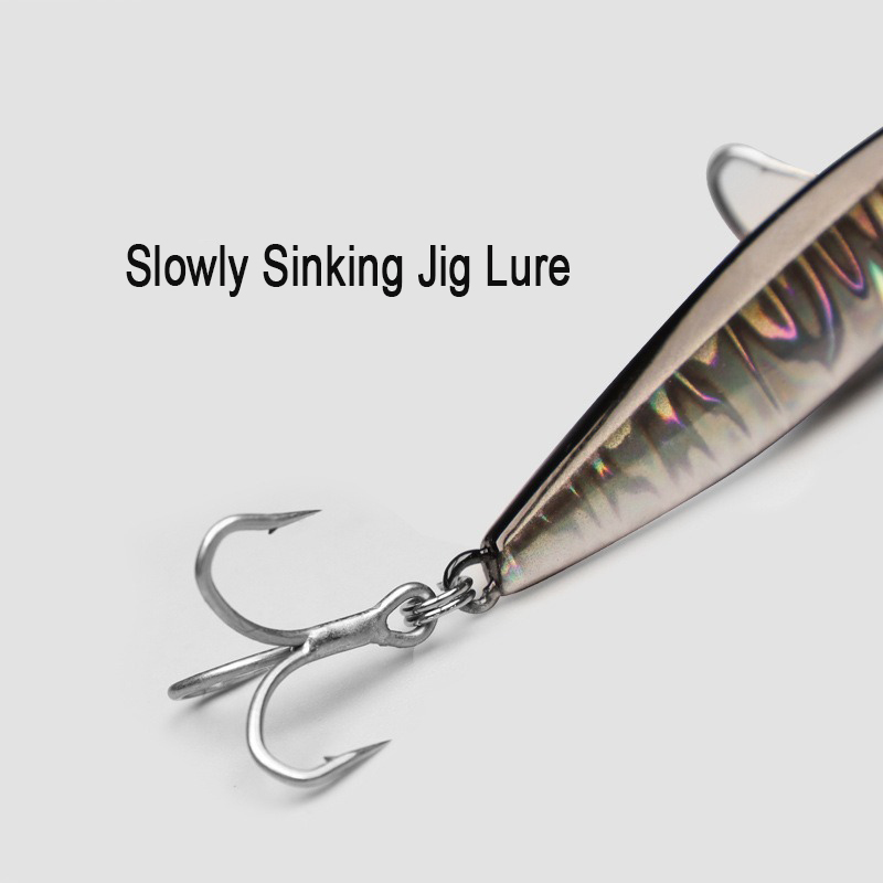 Jig Fishing Lures Metal Jiggin - Fishing Hook Treble reseña y precio