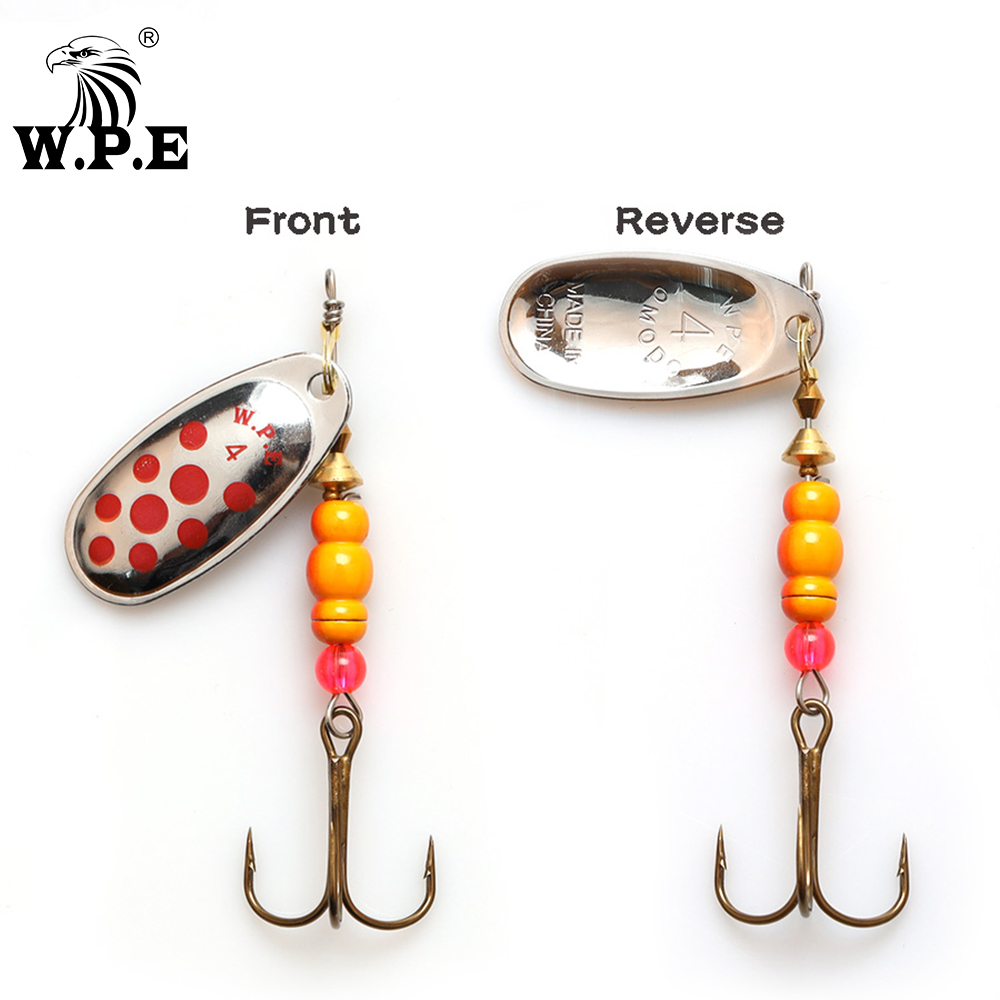 W.P.E Brand New Spinner Lure 1 - Fishing Hook Treble reseña y precio