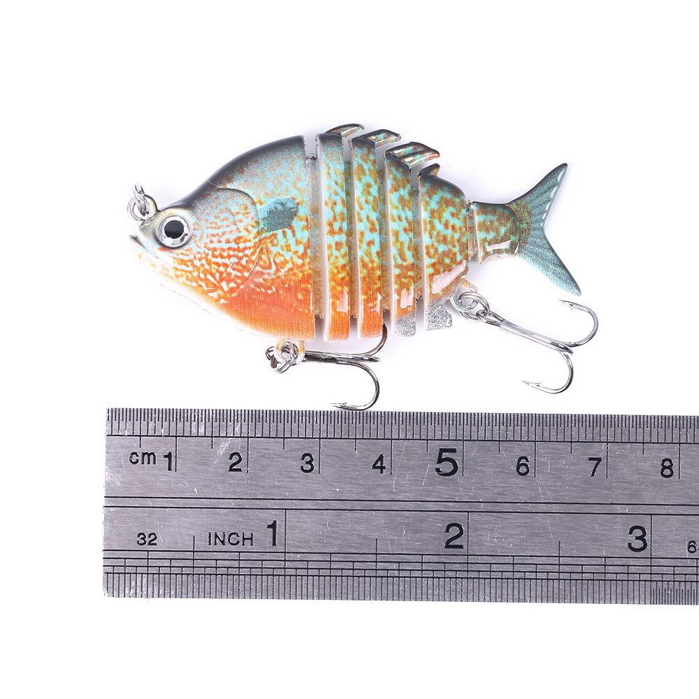 63mm 9.3g Lifelike Tilapia Swi - Fishing Hook Treble reseña y precio