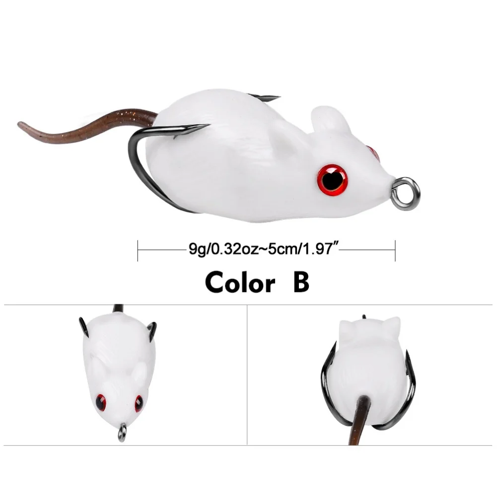 Soft Amphibian Fishing Lure wi - Fishing Hook Weedless reseña y precio