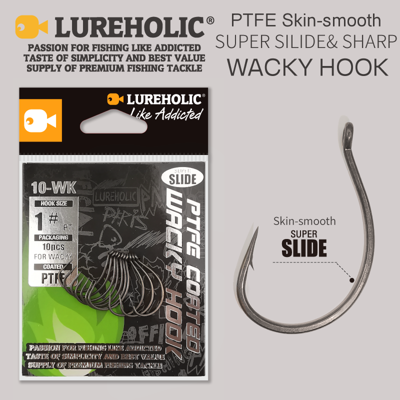 LUREHOLIC PTFE Super Slide Wac - Fishing Hook Offset reseña y precio