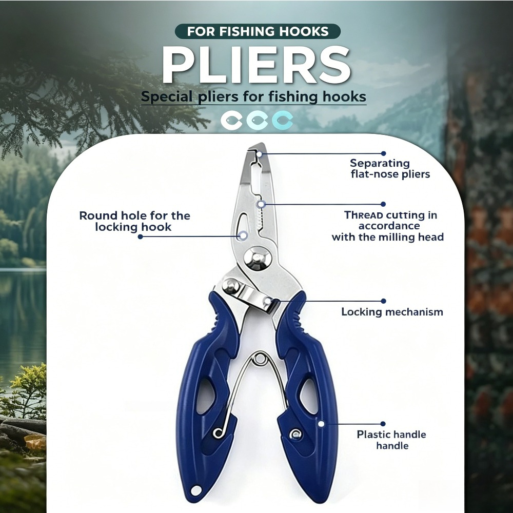 1/2pcs Fishing Gripper and Pli - Fishing Hook Remover reseña y precio