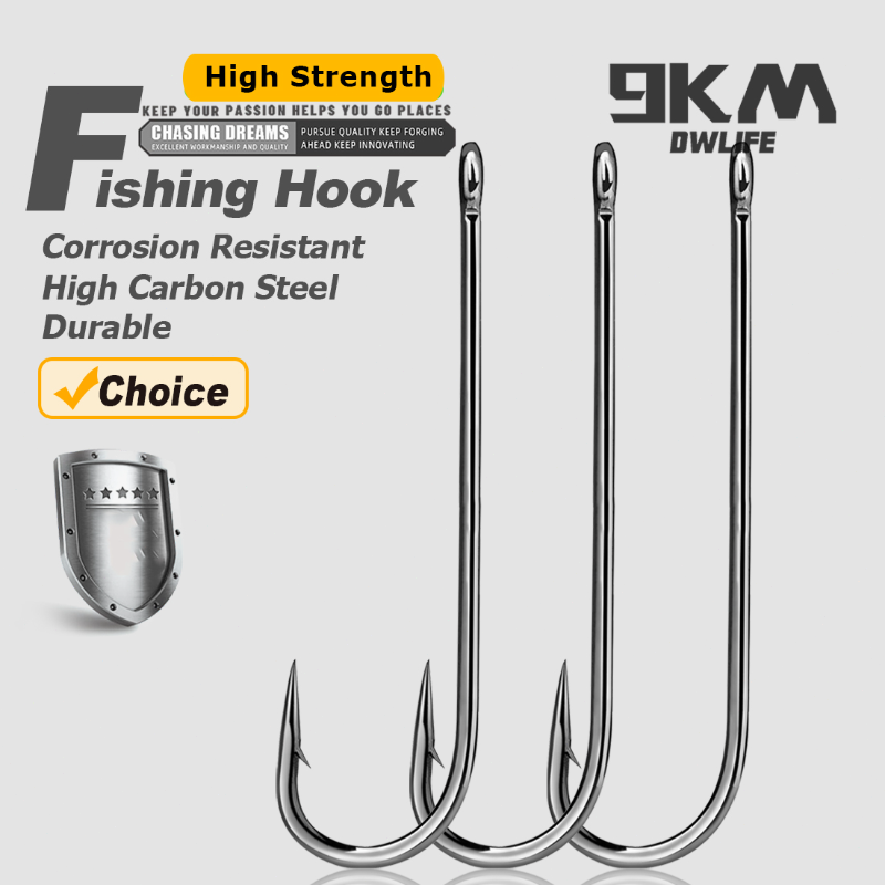 Fishing Hooks Long Shank Hooks - Fishing Hook Barbless reseña y precio