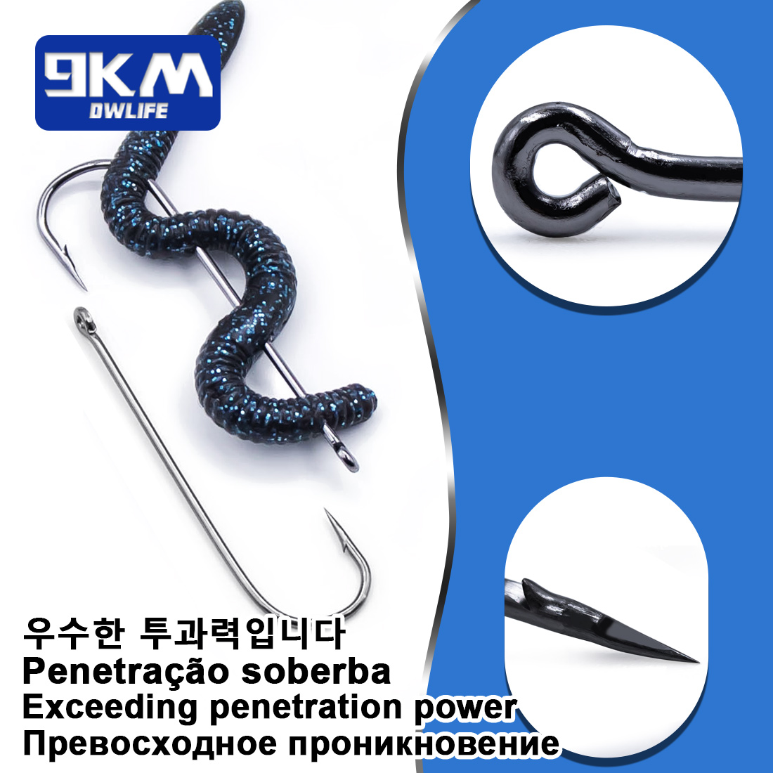 Fishing Hooks Long Shank Hooks - Fishing Hook Barbless reseña y precio