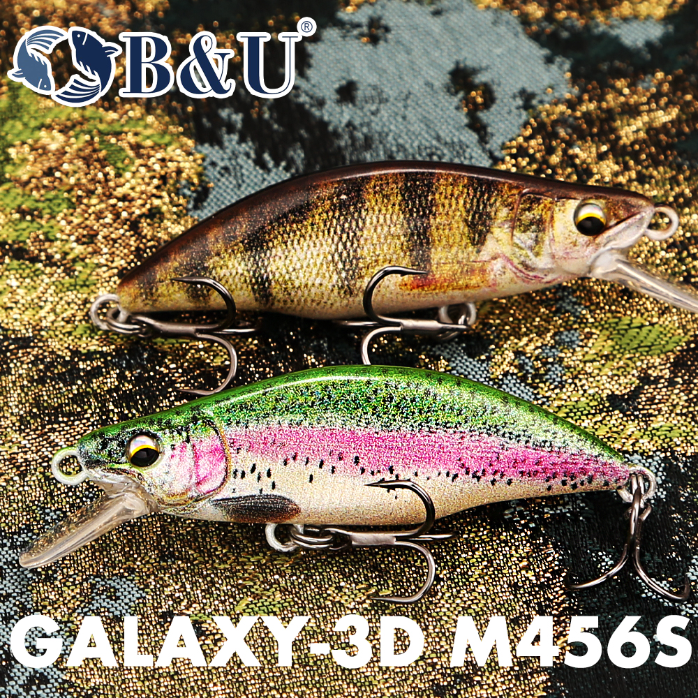 B&U Trout Pattern Hard Bait Si - Fishing Hook Treble reseña y precio