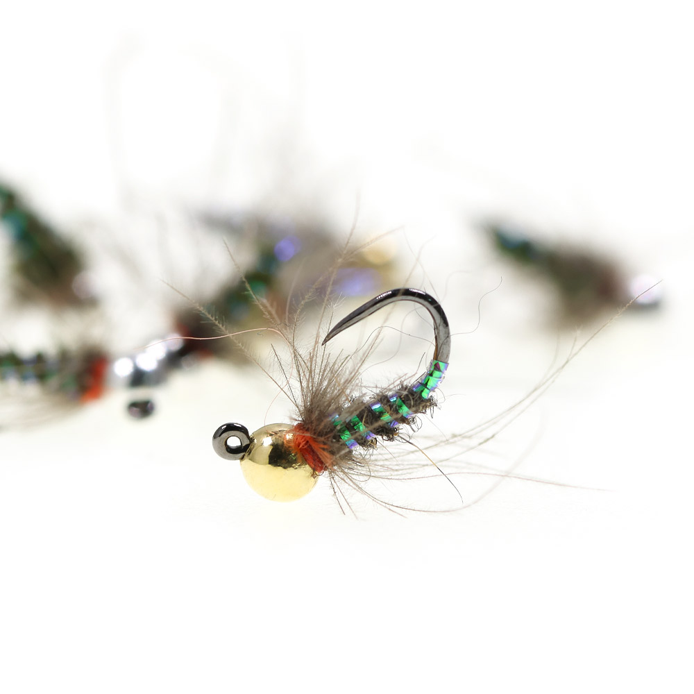 4pcs #16 Tungsten Beadhead CDC - Fishing Hook Barbless reseña y precio