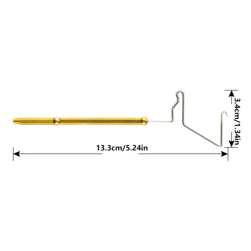 Stainless Steel Fly Tying Tool - Fishing Hook Stainless Steel reseña y precio