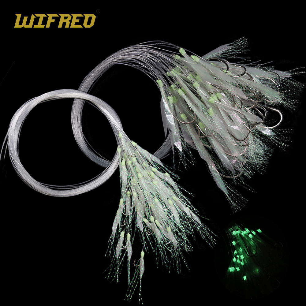 WIFREO 50pc Luminous Simulated - Fishing Hook Circle reseña y precio