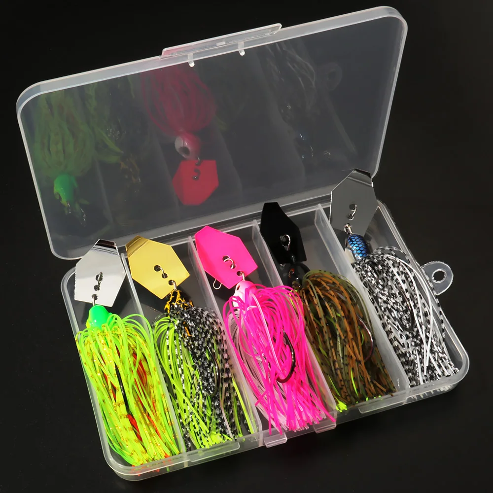Spinner Bait 7g/9g/12g/14g/21g - Fishing Hook Weedless reseña y precio