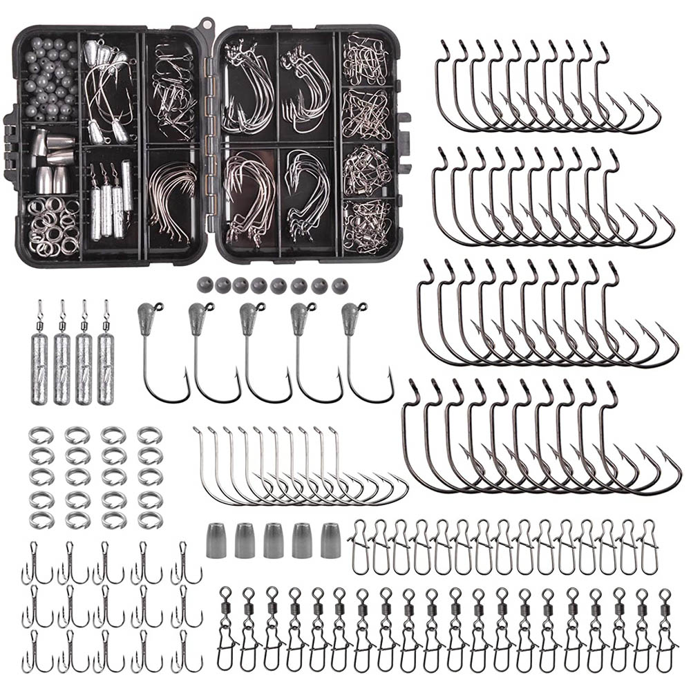 166PCS Fishing tackle box Incl - Fishing Hook Jig reseña y precio