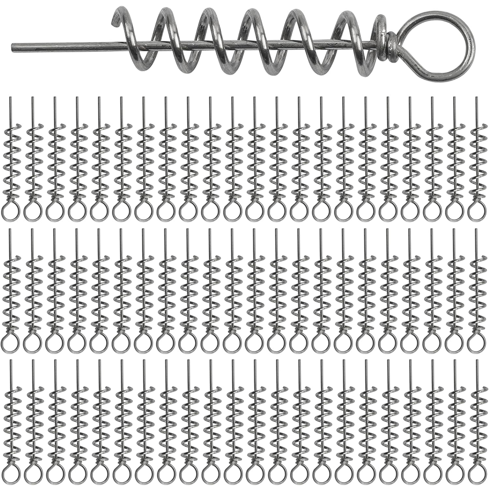 50Pcs Spring Twist Lock Fishin - Fishing Hook Box reseña y precio