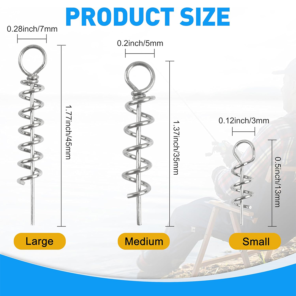 50Pcs Spring Twist Lock Fishin - Fishing Hook Box reseña y precio
