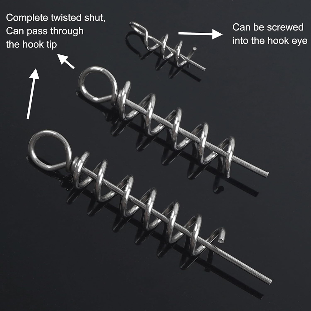 50Pcs Spring Twist Lock Fishin - Fishing Hook Box reseña y precio
