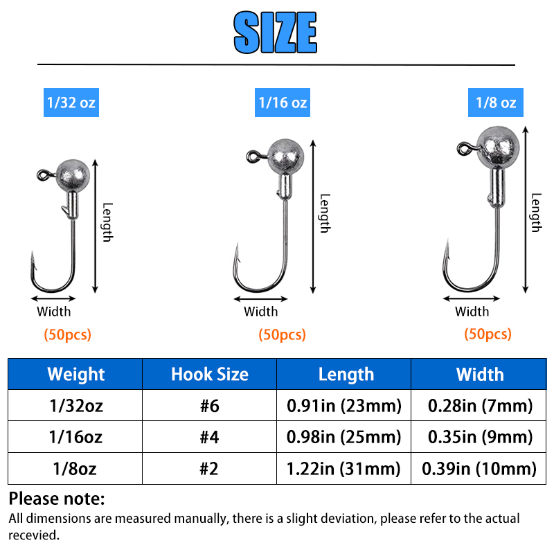 100PCS Fishing Hooks Lead Jig  - Fishing Hook Offset reseña y precio
