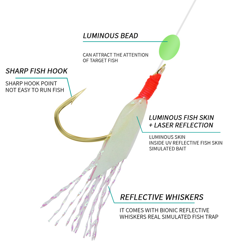 ZYZHE Fishing Sabiki Hook Lumi - Fishing Hook Assortment reseña y precio