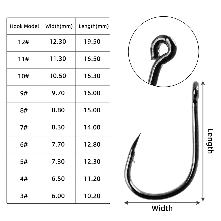 70Pcs/box Fishing Hooks Set Ki - Fishing Hook Circle reseña y precio