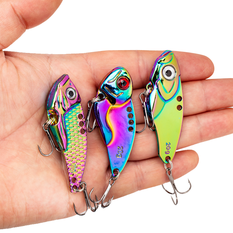 3PCS Metal Colorful VIB Lure 5 - Fishing Hook Treble reseña y precio